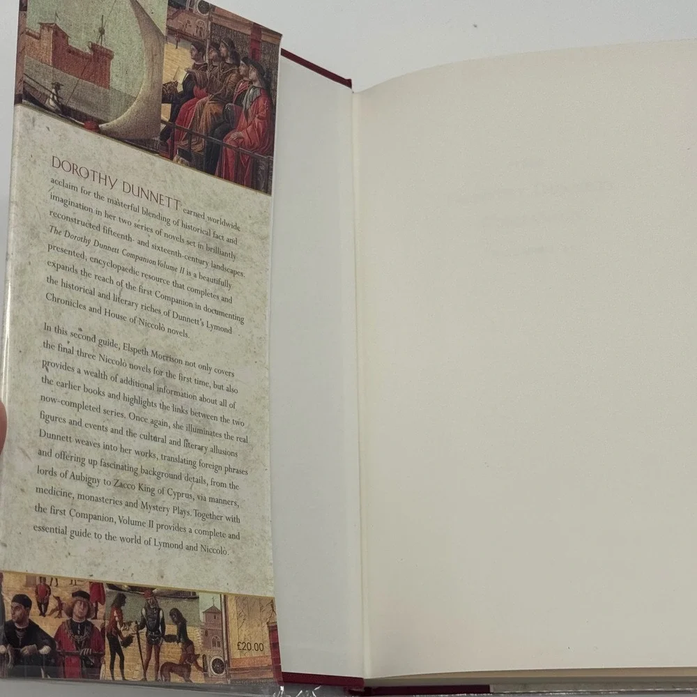 The Dorothy Dunnett Companion Volume II Elspeth Morrison Signed 1st Ed 2002 Book